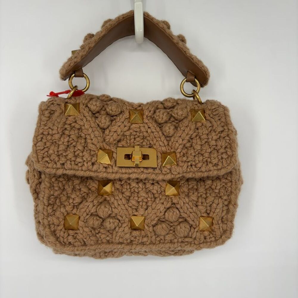Valentino Garavani Stud Shoulder Bag: color in Multicolor